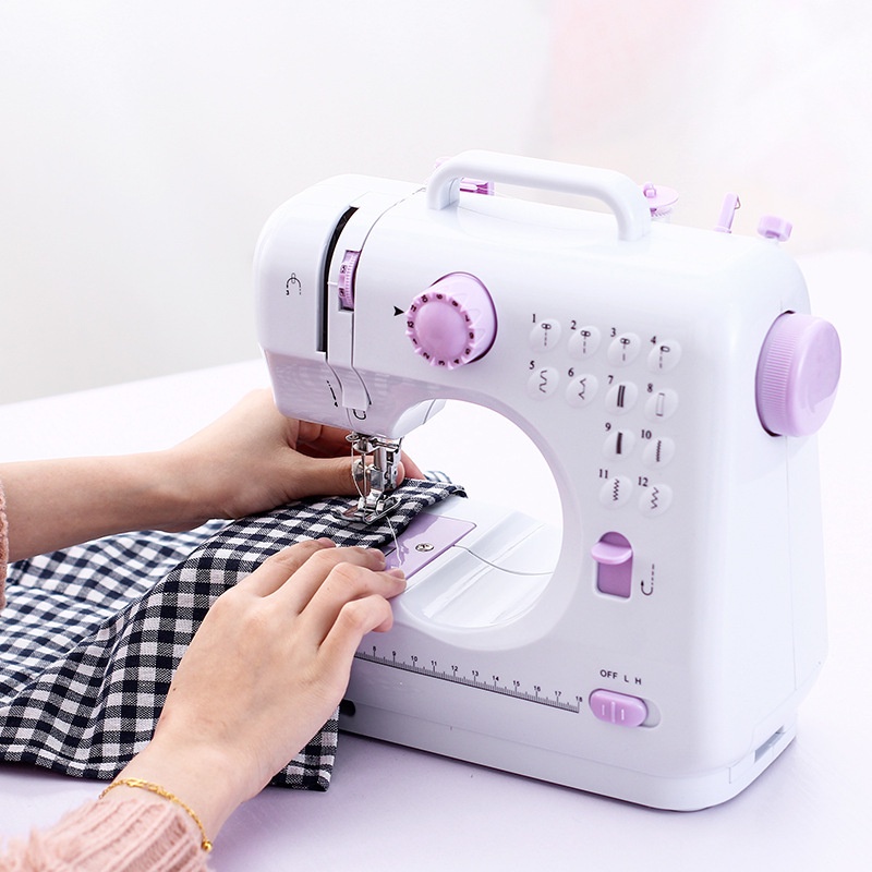 Máy may mini gia đình tiện lợi, thiết kế nhỏ gọn dễ dàng mang đi,có đèn LED chất lượng hàng cao cấp