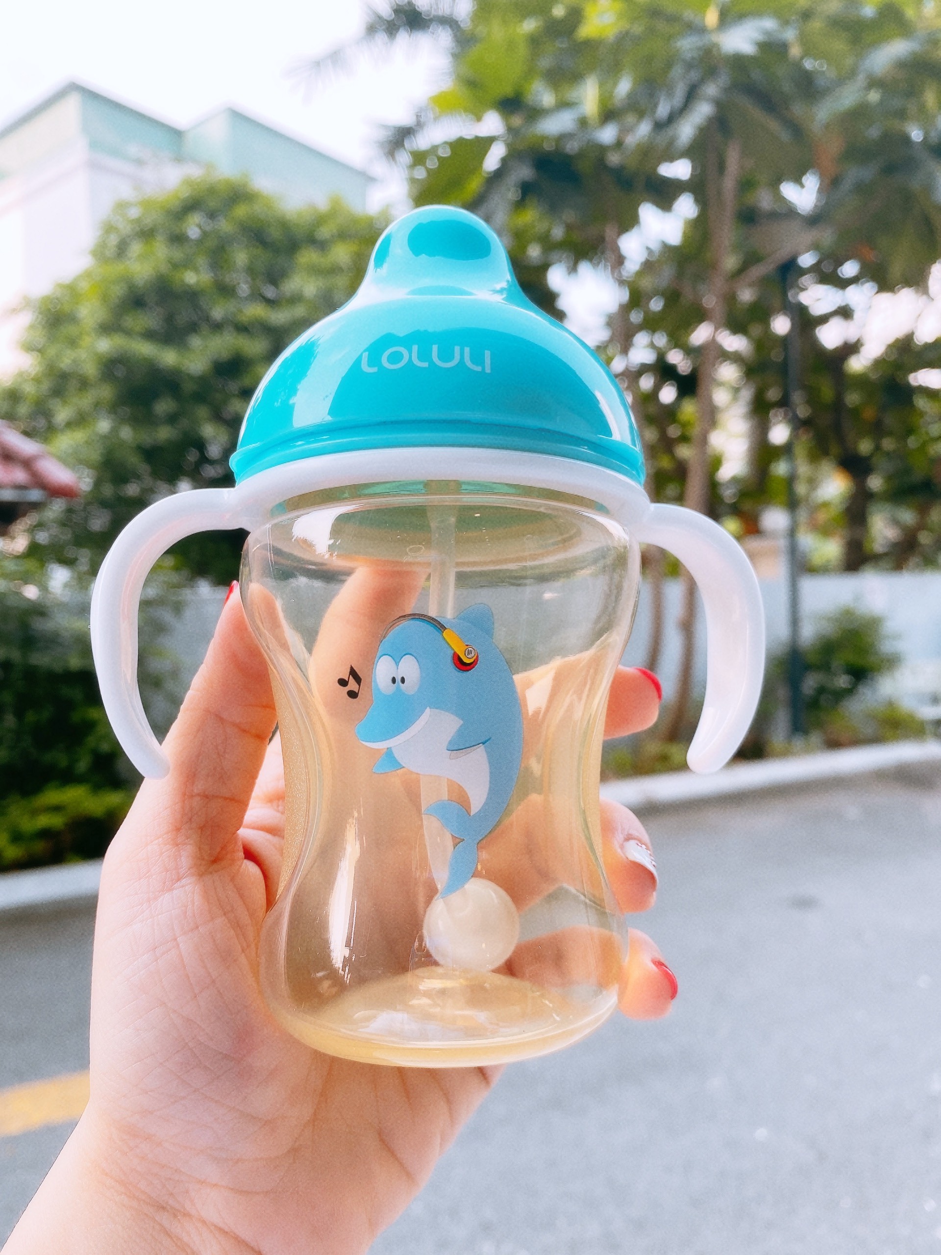 Bình Sữa Loluli PP Cổ Rộng Chống Sặc Cho Bé Chính Hãng - 210ml