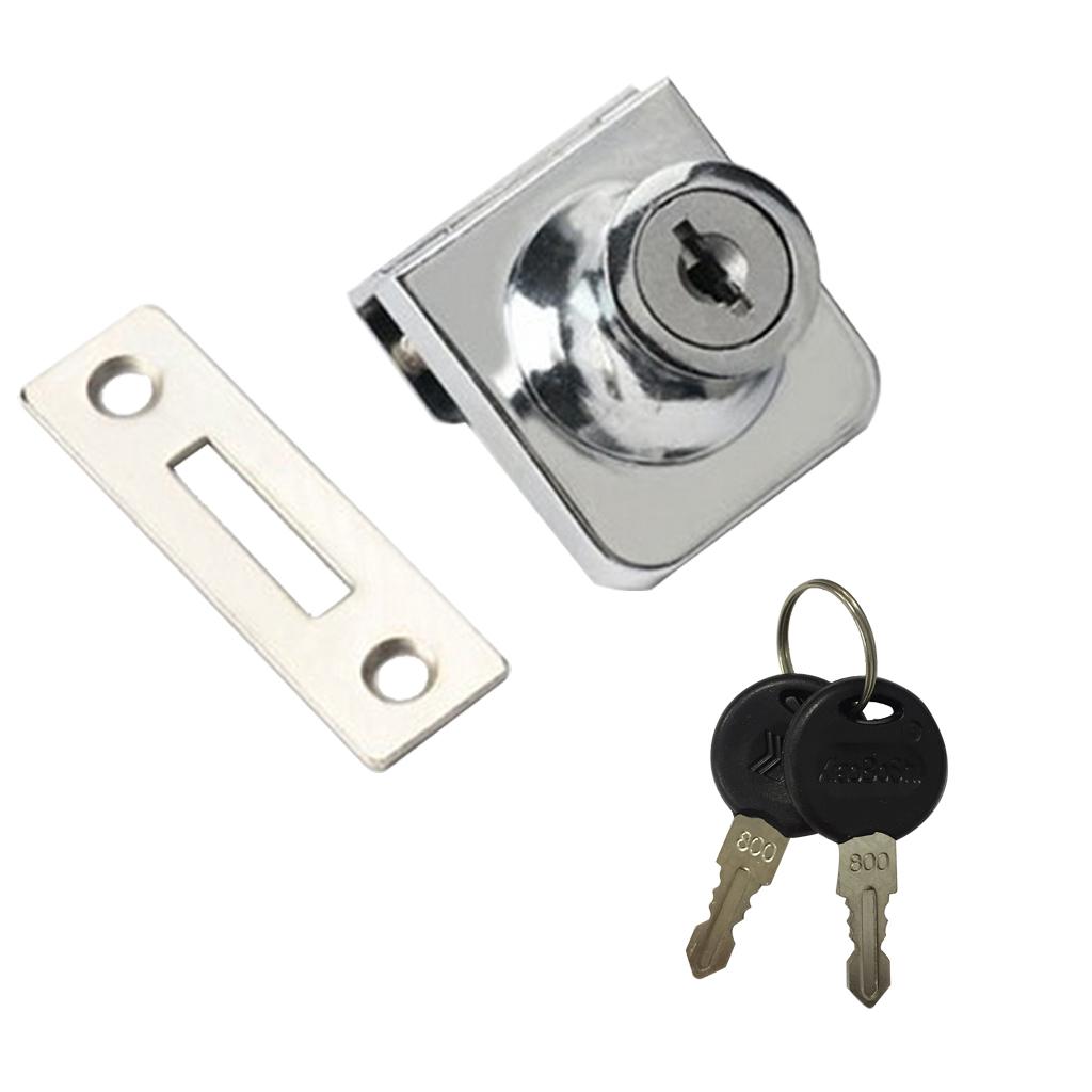 Ổ Khóa Cửa Tủ Kính Kèm Chìa Khóa Tiện Lợi
