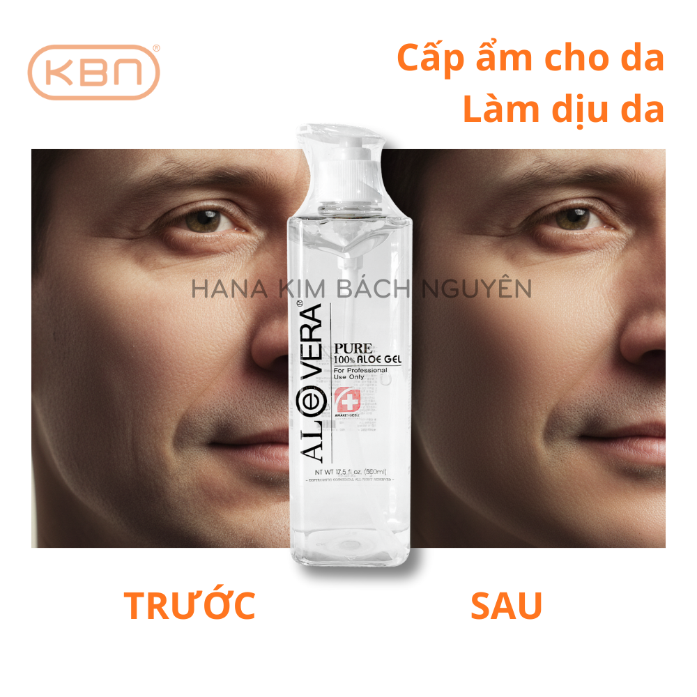 [KHUYẾN MÃI] Gel Nha Đam Dưỡng Ẩm Làm Mềm Dịu Da 100% Lô Hội Aloe Vera AWAKETHECELL 500ml