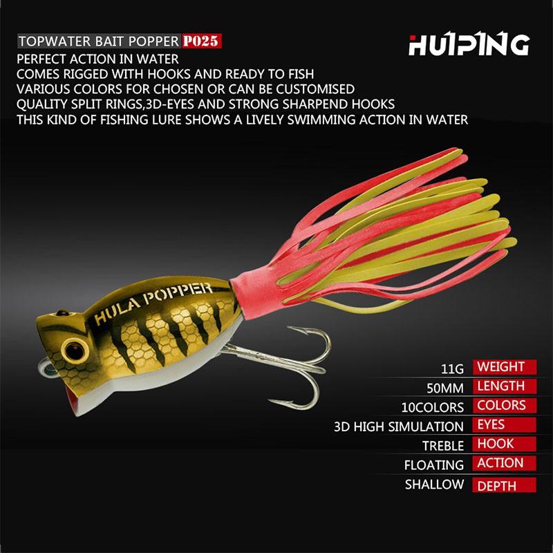 Mồi Giả Câu Lure HULA POPPER Mồi Nhử Cá Mặt Nước Siêu Nhạy MOI8