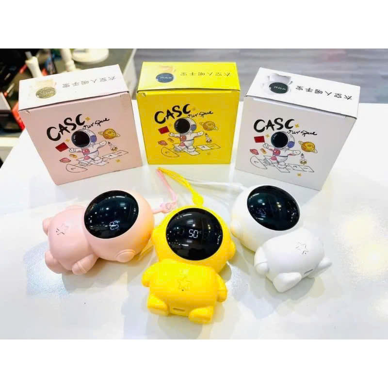 Máy Sưởi Ấm Mini Cầm Tay - Kết Hợp Sạc 1200mAh - Màn Hình Hiển Thị Nhiệt Độ Kỹ Thuật Số Văn Phòng Dã Ngoại Du Lịch Phượt - Hàng Nhập Khẩu