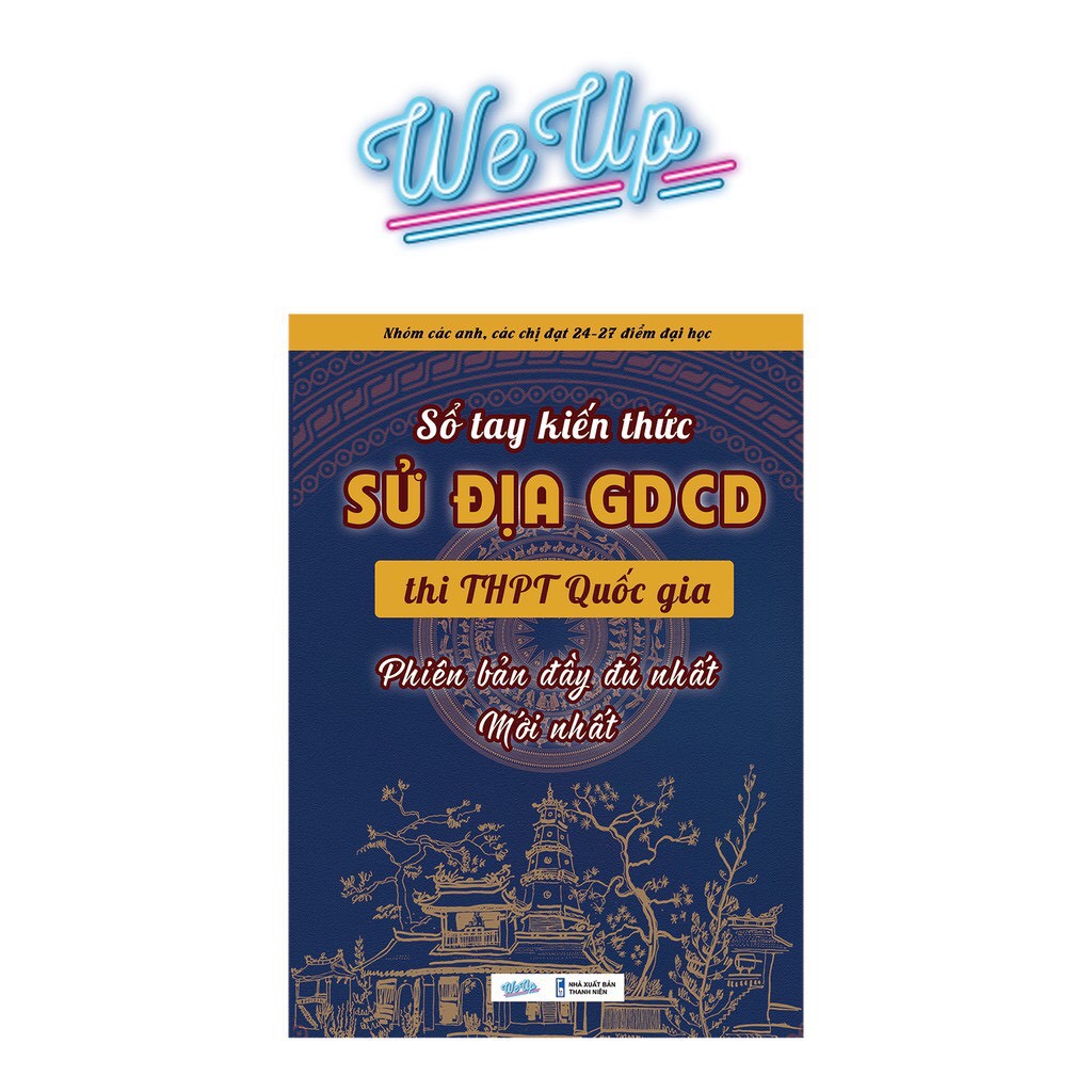 Combo sổ tay văn học & Sổ tay kiến thức 3 môn xã hội: Sử, Địa, GDCD ôn thi THPT Quốc Gia