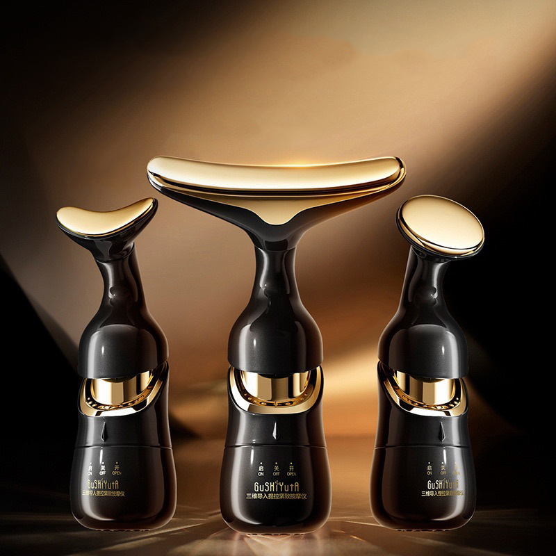 Máy Massage Hỗ Trợ Nâng Cơ Mặt, Truyền Tinh Chất 3 Đầu Tiện Lợi