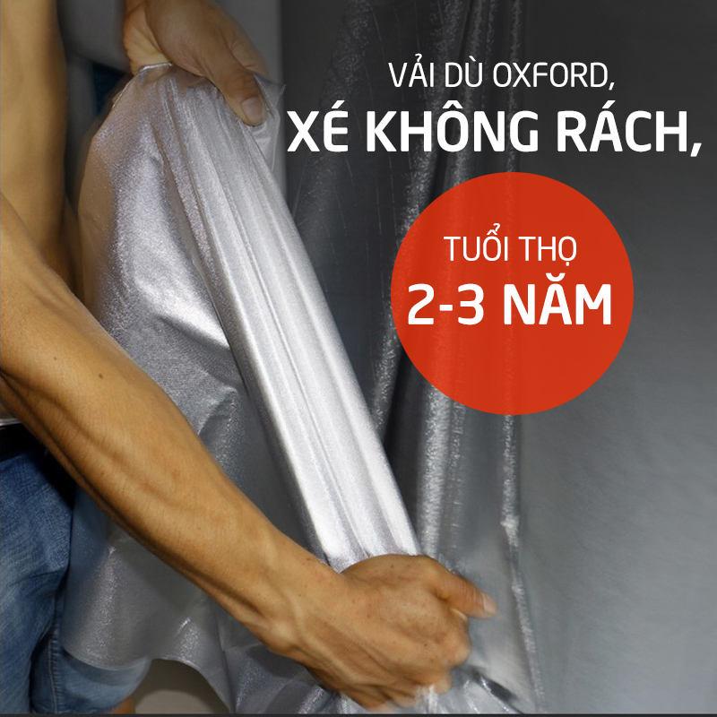 Bạt Phủ xe Honda Brio Một lớp vải dù Polyester Oxford Fabric cao cấp-BPXM-2S-HondaBrio
