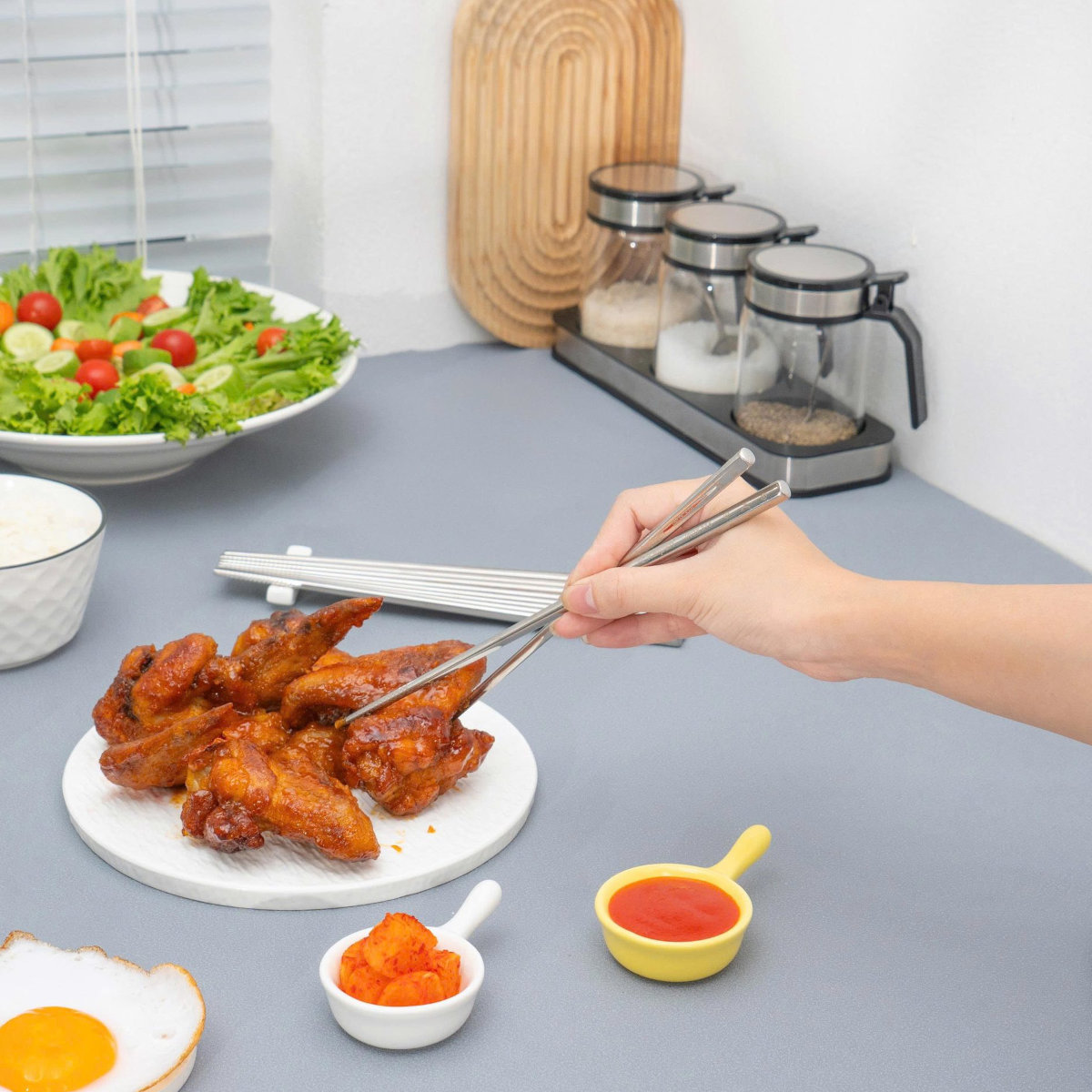 Sét đũa 5 đôi Inox 316 cao cấp Kalpen T4, chuẩn Gia Dụng Đức bảo hành 24 tháng