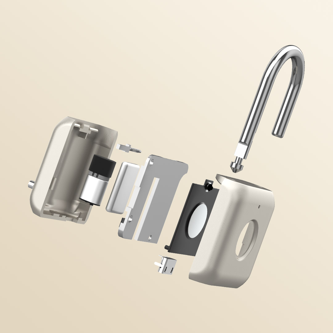 Xiaomi Youdian Kitty Khóa cửa vân tay thông minh Ổ khóa USB Sạc không chìa khóa Chống trộm Du lịch Ngăn kéo hành lý Khóa an toàn