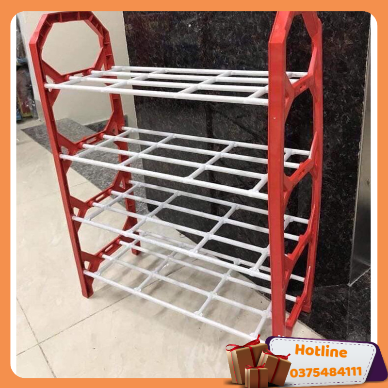 Kệ Giày Dép, Giá Để Giày Dép 4 Tầng Tiện Dụng - Giao Màu Ngẫu Nhiên - Hàng Loại 1