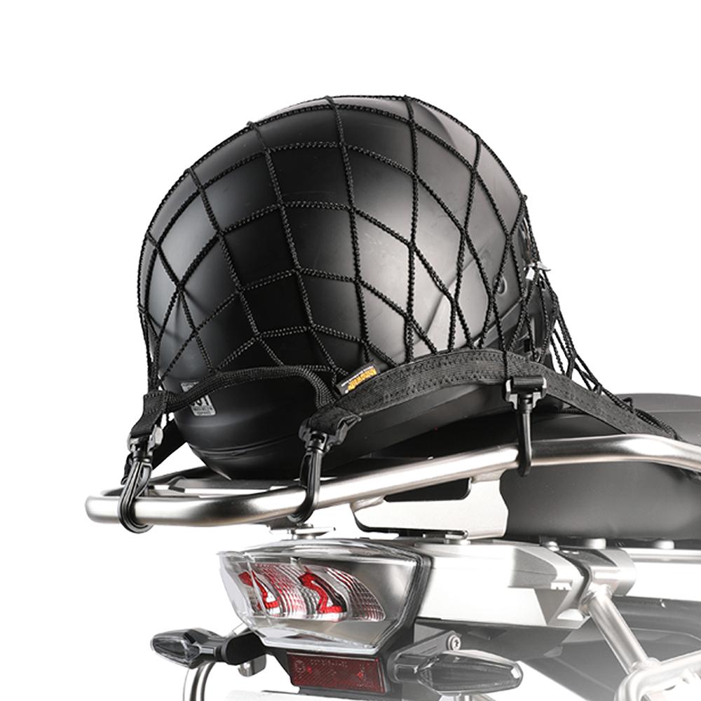 Motorcycle Helmets Elastic Net Bag Trunk Luggage Mesh Net Bag with 8 Hooks Universal Helmets Hold Storage Mesh Bag Motor Helmets Storage Accessories