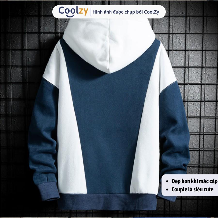 Set Áo Hoodie quần Jogger ️ Áo khoác nỉ unisex PHỐI MÀU quần ETADET, form unisex nam nữ trẻ trung
