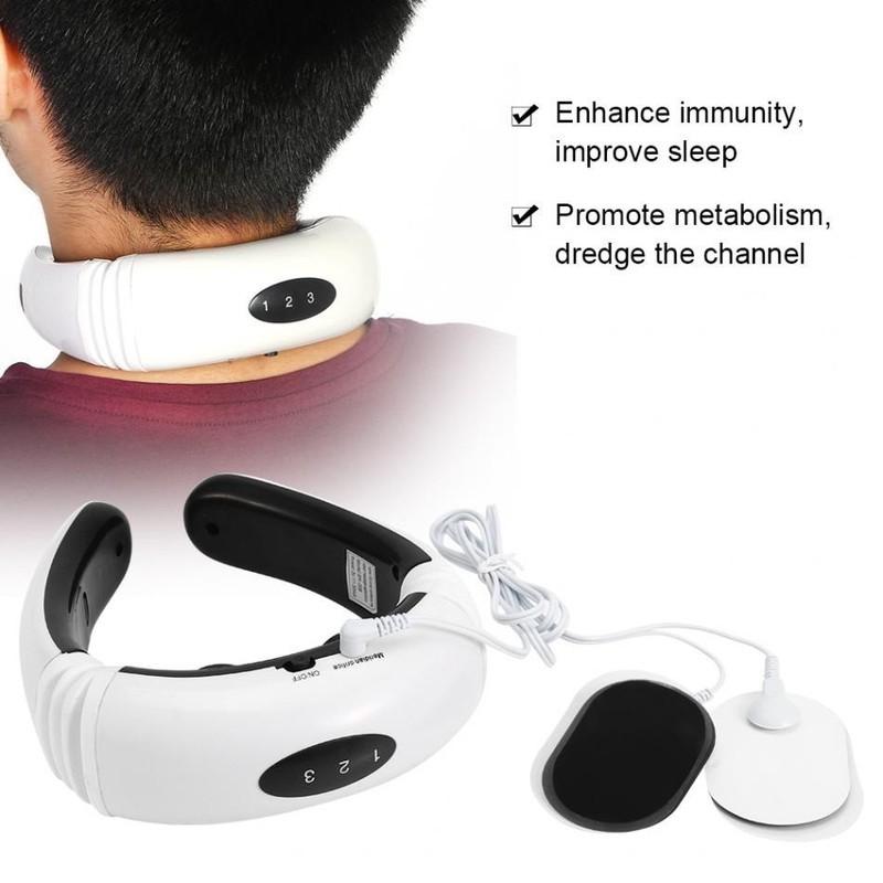 Máy Massage Cổ Vai Gáy KL5830, máy mát xa xung điện từ trường cân bằng âm dương cao cấp giảm đau mỏi