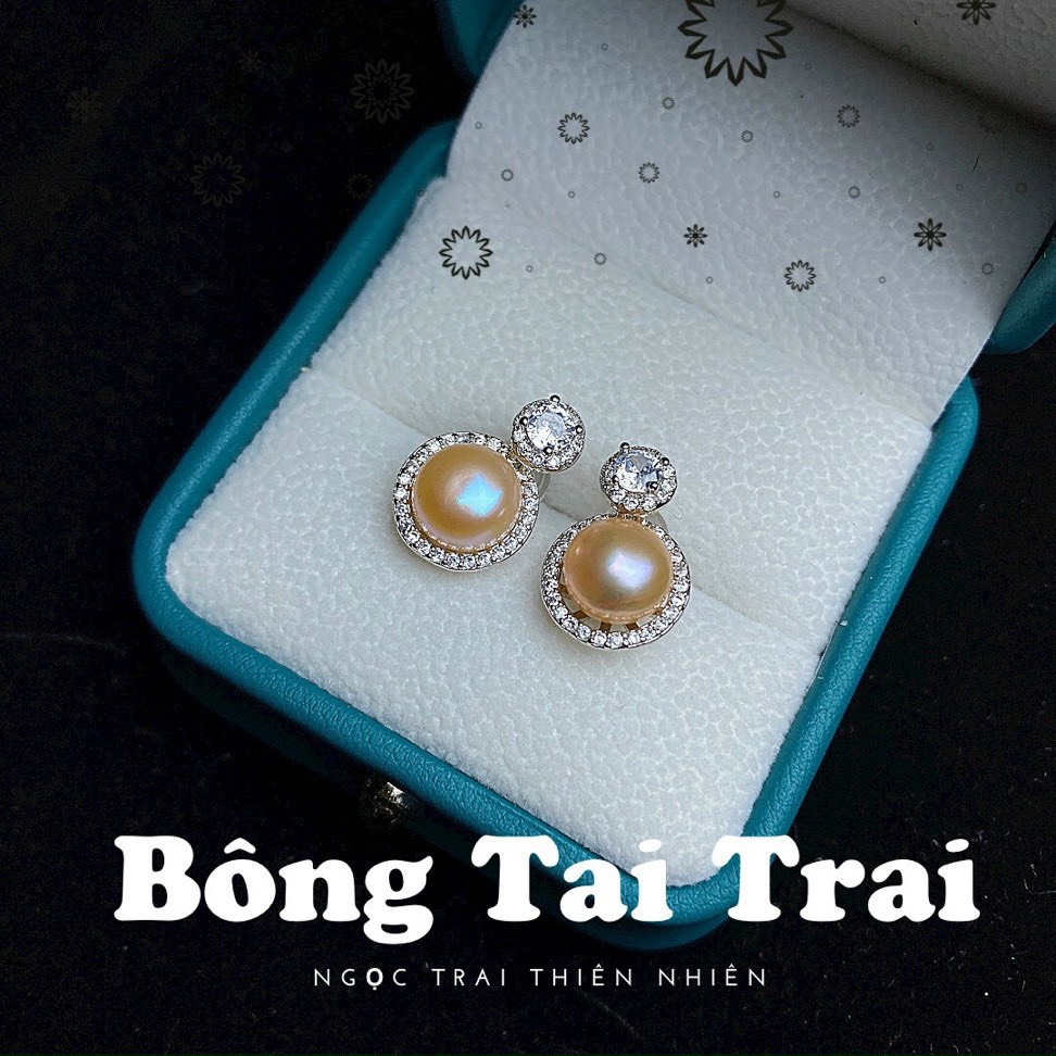 Bông tai, hoa tai ngọc trai nuôi tự nhiên