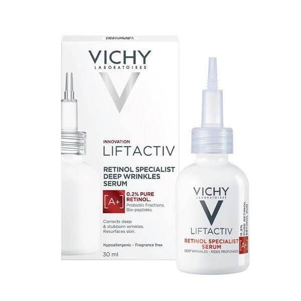 Dưỡng Chất Giảm Nếp Nhăn Và Giúp Da Trông Trẻ Hơn Vichy Liftactiv Retinol 30ml