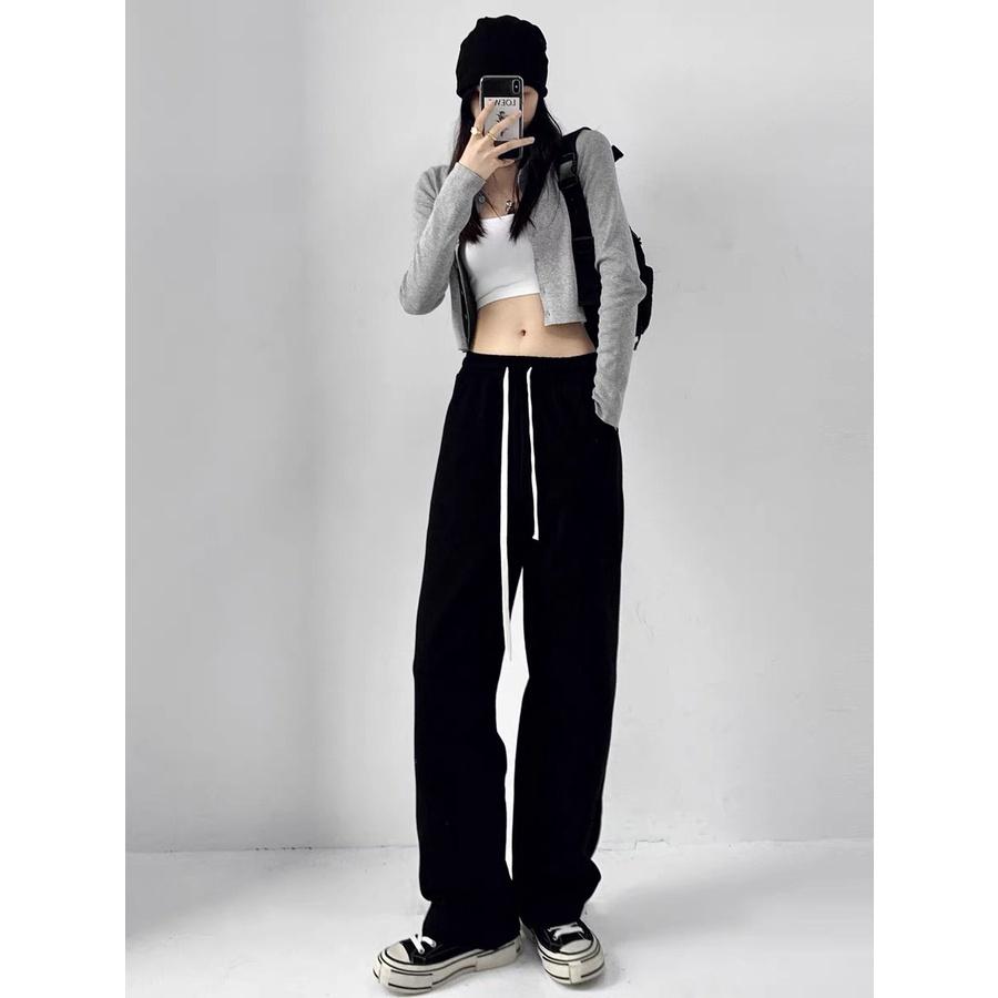 (HOT Trend)Quần Dài Ống Rộng Unisex , Quần Dài Ống Suông , quần dài jogger nam nữ , chất liệu thun da cá thoáng mát
