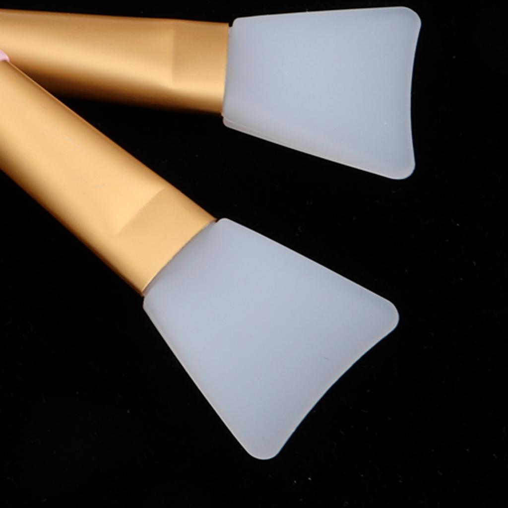 2x Silicone Face Mask Brushes Hairless Tools Pink