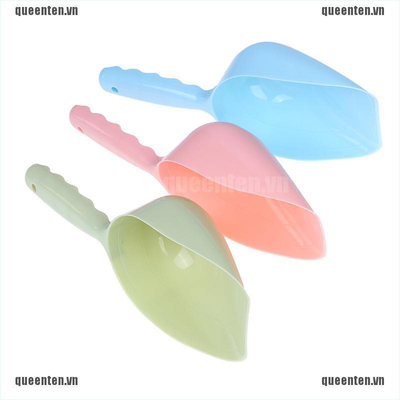 Pet Feeding Shovel Large Capacity Thickening Cat Spoon Plastic Shovel Pet Feeder QUVN