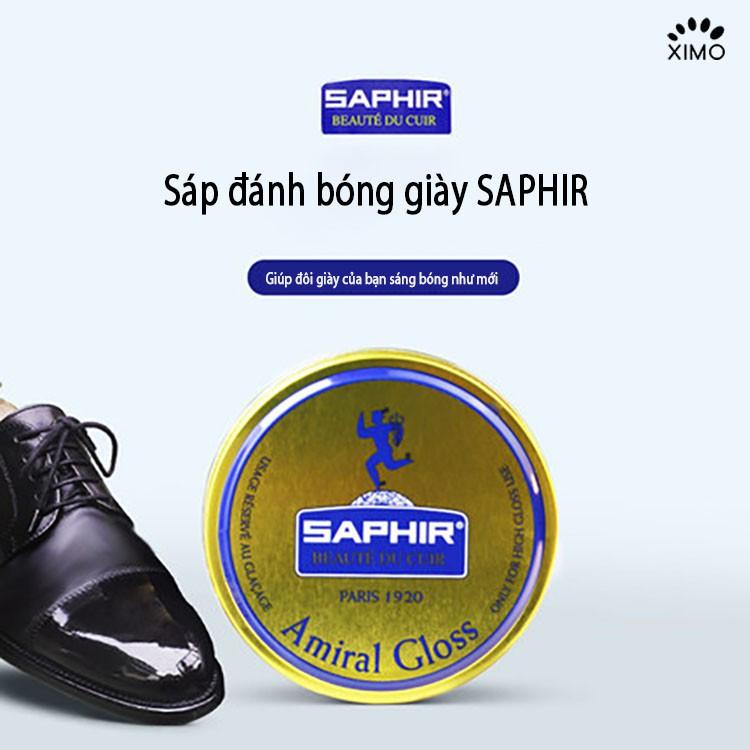 Xi Đánh Giày, Xi Sáp Tạo Bóng Gương Amiral High Gloss Saphir BDC 50ml
