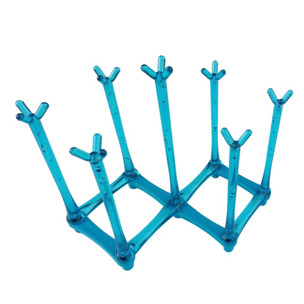Kitchen Drain Cup Holder Bottle Drying Drainer Rack Plastic Bottle Drainer Stand