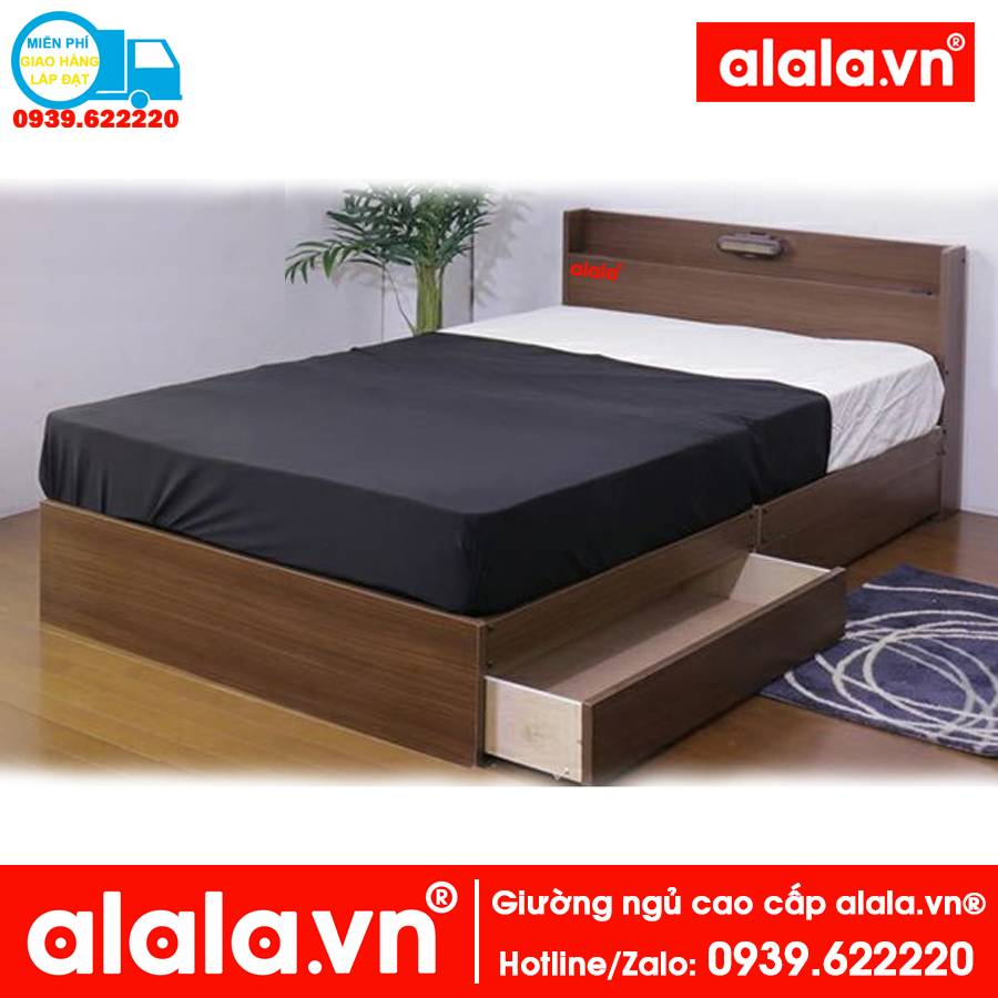 Giường ngủ ALALA cao cấp 1m4 x 2m - Thương hiệu alala.vn - ALALA31