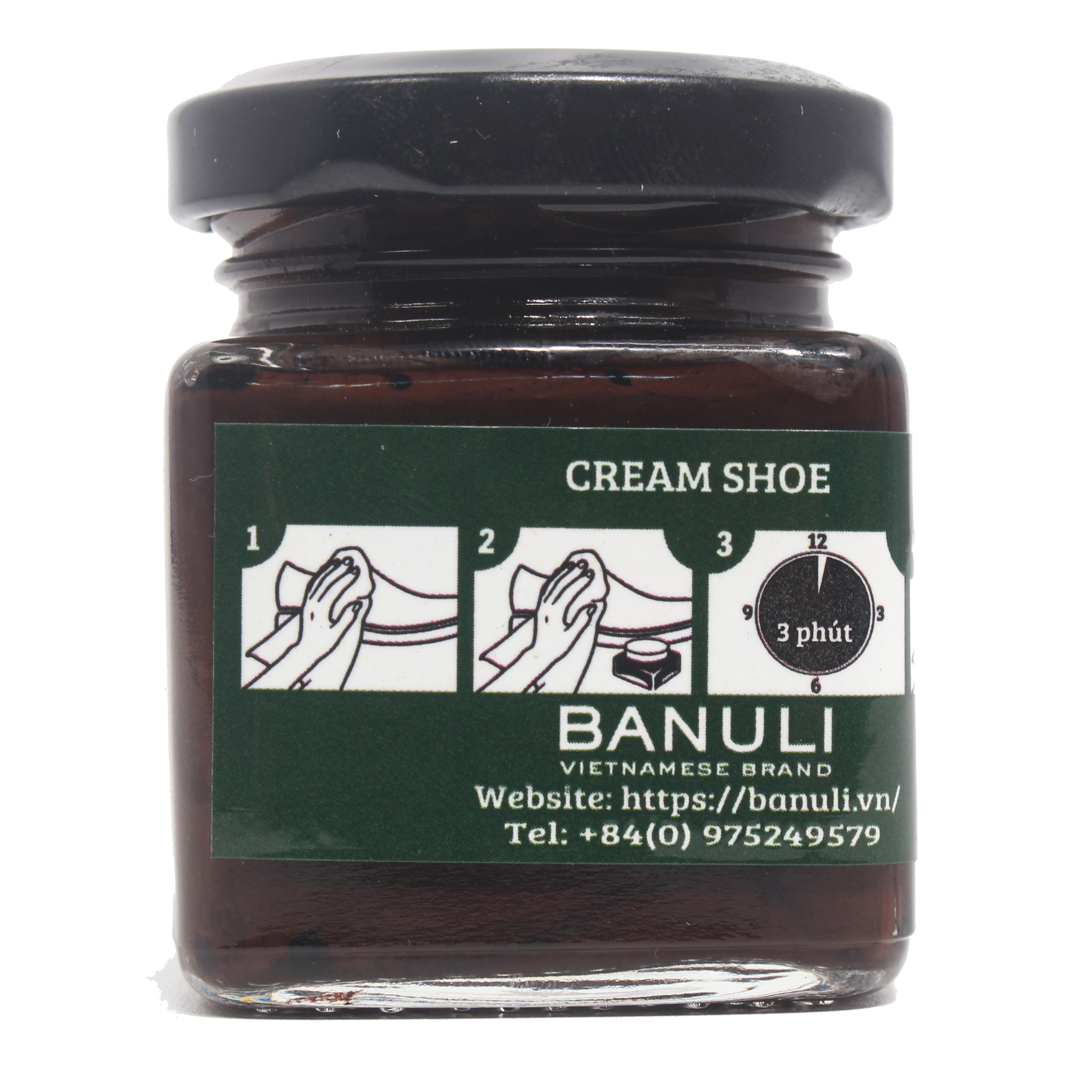Xi Đánh Giày Da Banuli Dạng Xi Kem Thể Tích 50ML - 200ML Đủ Các Loại Màu (Dưỡng bền da và Làm bóng mặt da)