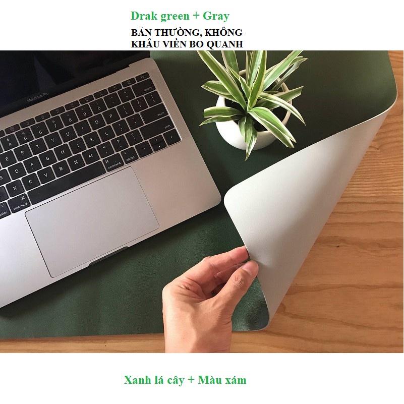 Lót Chuột Mouse Pad, Thảm Da Lót Bàn Làm Việc Cỡ Lớn Chống Thấm Nước Nhiều Màu