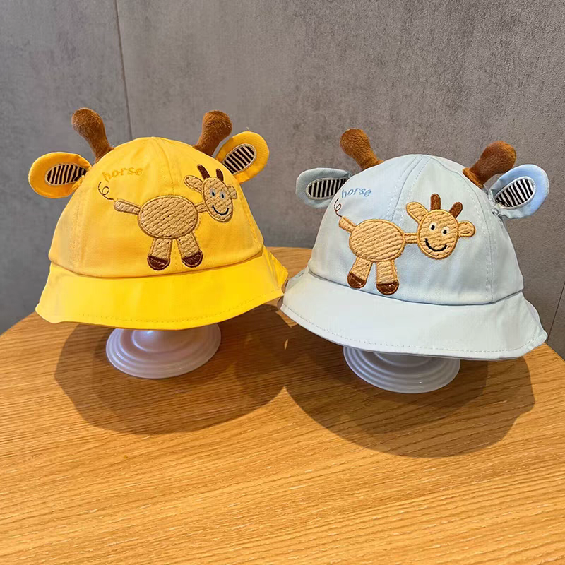 [HATKID] Mũ hoạt hình chú dê con vành trẻ em dễ thương êm nhẹ thoáng mát hút mồ hôi mang đi chơi học NaHi ngochieu1111