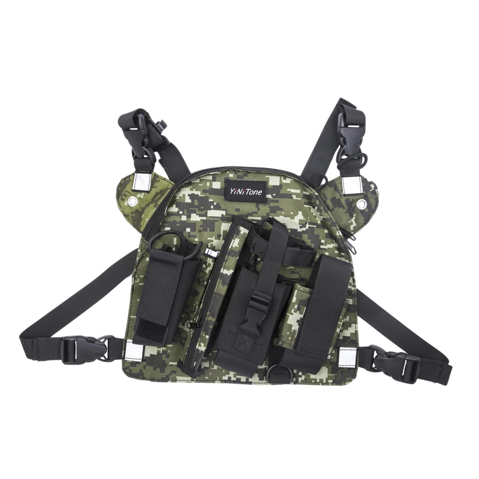 Talkies Radio Chest Harness Radio Chest Harness Bag for Hiking Adults
