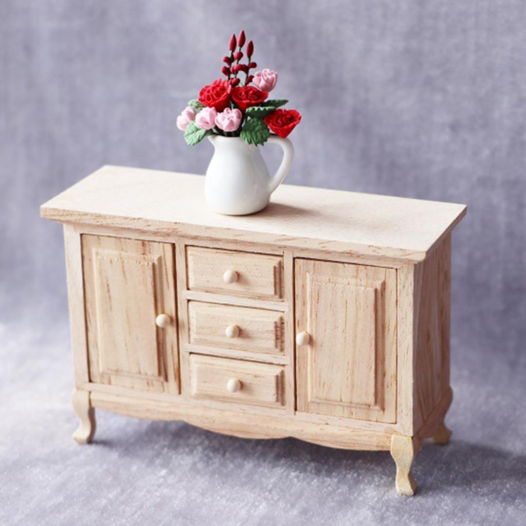 1:12 Dollhouse Cabinet Dollhouse Accessories Dollhouse Living Room Decor