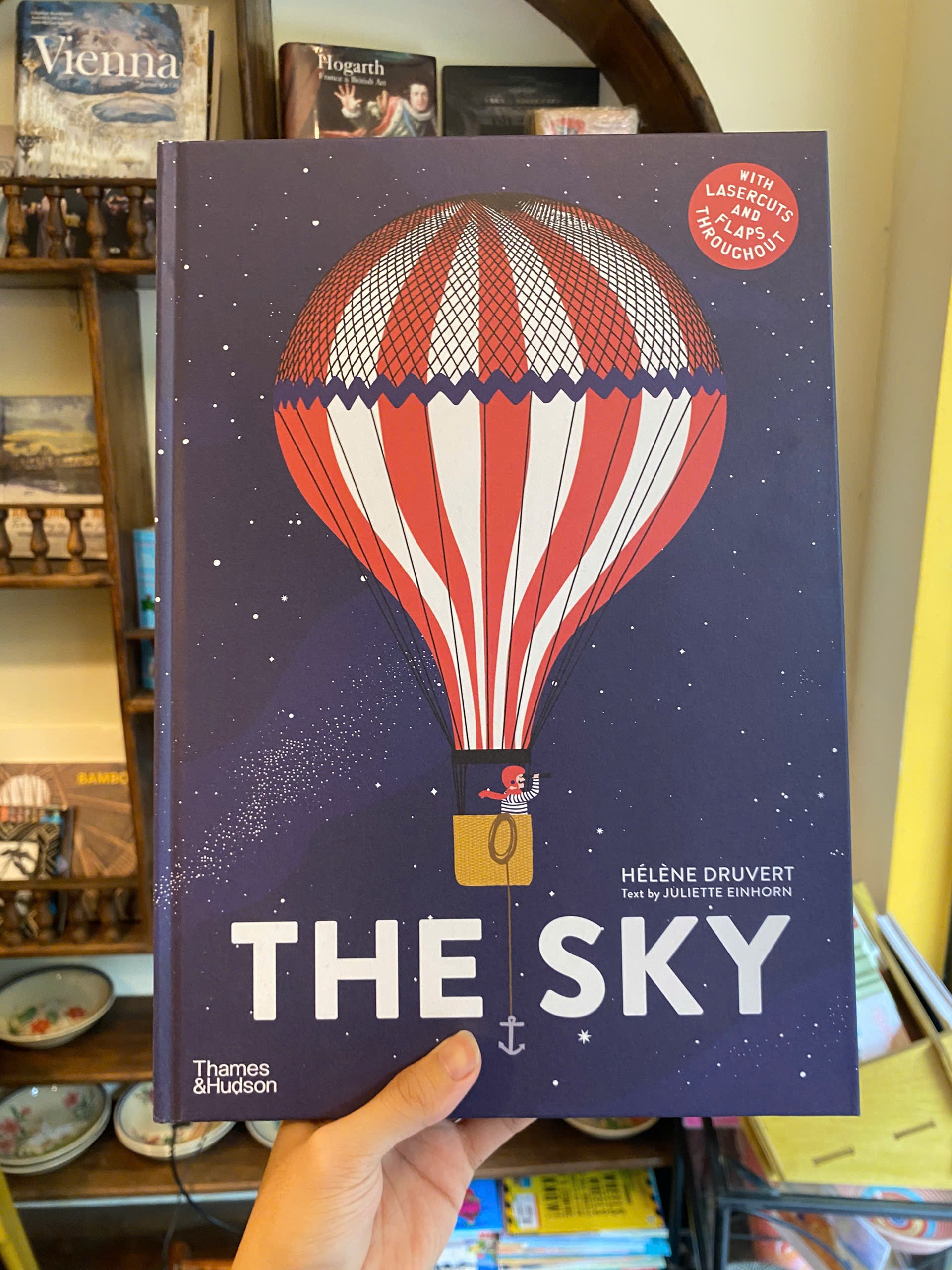 Sách - The Sky by Hélène Druvert | Children's Infographic Book - Science Book | Sách ngoại văn