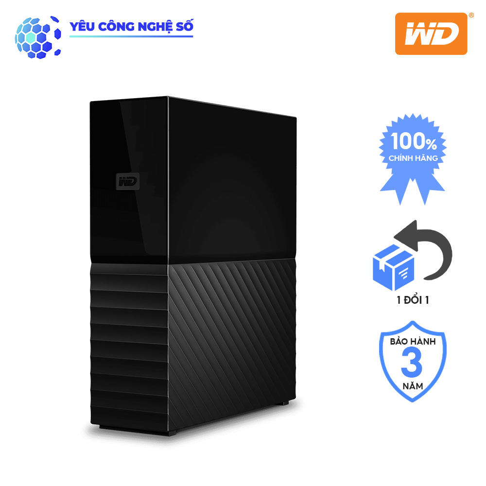 Ổ cứng di động Western Digital My Book 3.5 6TB USB 3.0 Personal Storage hàng  chính hãng