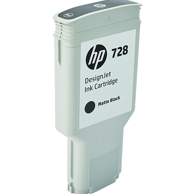 Mực in HP 728B 300-ml Matte Black Ink Cartridge (3WX30A) - Hàng chính hãng