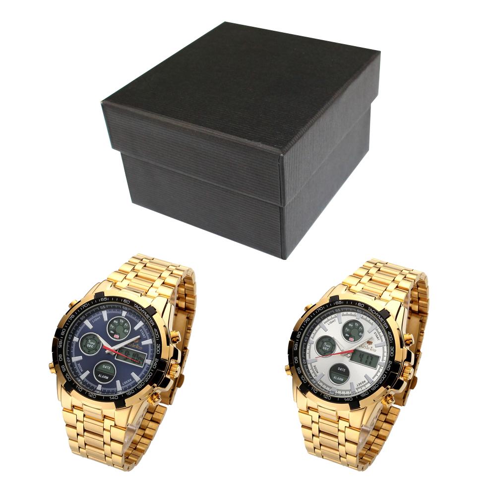 Đồng hồ đeo tay nam đa chức năng hiển thị kép chống thấm nước
