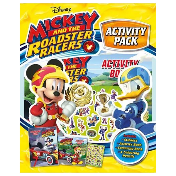 Disney Junior - Mickey &amp; the Roadster Racers: Activity Pack (2-in-1 Activity Bag Disney)