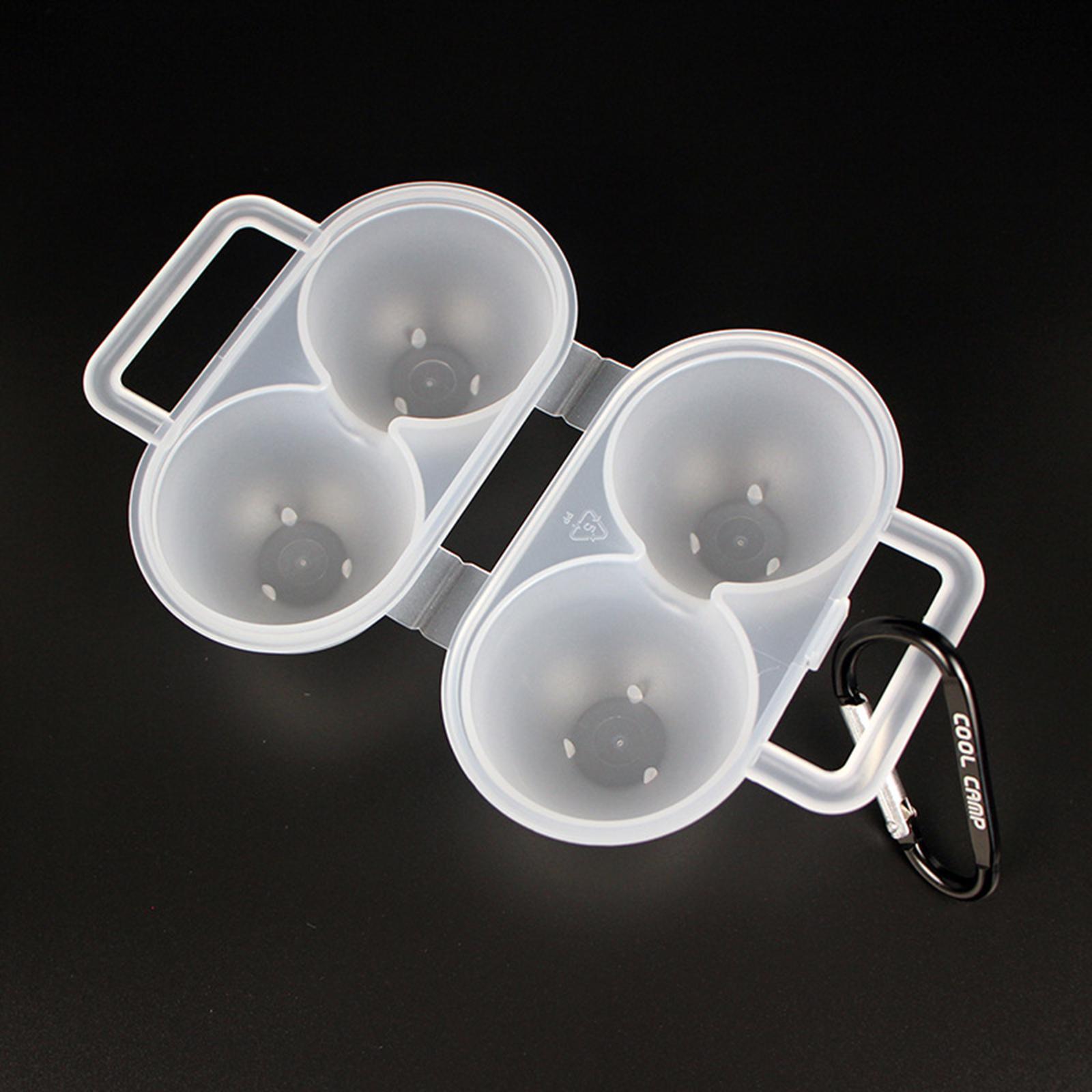 Egg Tray Holder Box Camping Fridge Container Organizer