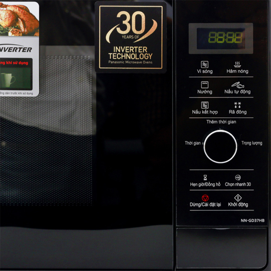 Lò vi sóng inverter có nướng Panasonic PALM-NN-GD37HBYUE - Hàng chính hãng
