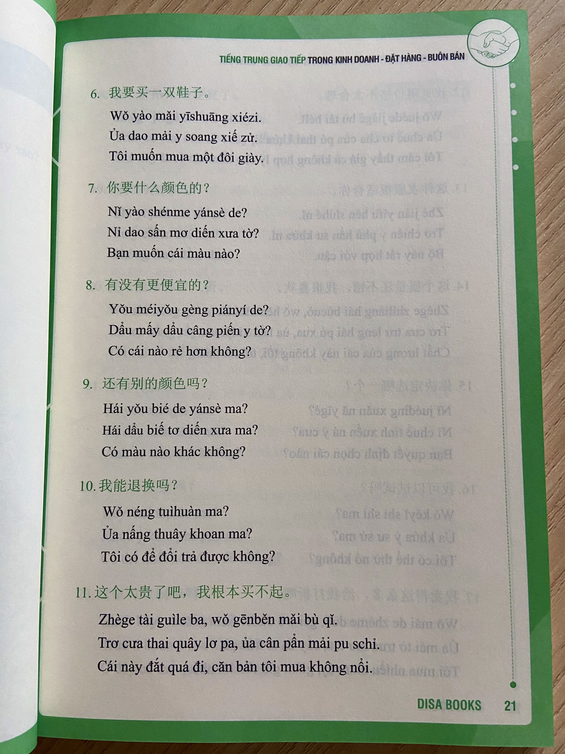 Sách-Tiếng Trung giao tiếp trong Kinh doanh Đặt hàng Buôn bán +Tự học tiếng Trung cấp tốc trong kinh doanh bán hàng+DVD tài liệu