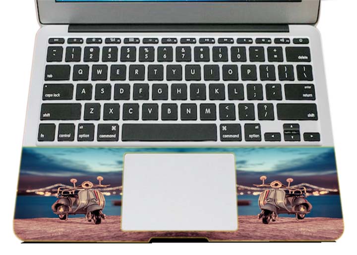 Mẫu Dán Trang Trí Mặt Ngoài + Lót Tay Laptop Nghệ Thuật LTNT - 854