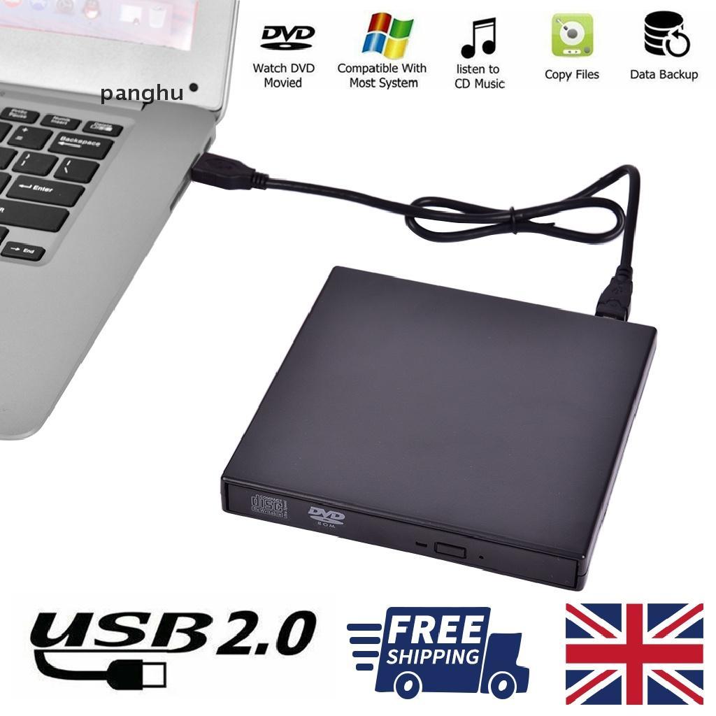 Ổ Đĩa Ngoài USB 2.0 Đọc Đĩa DVD RW Tiện Dụng