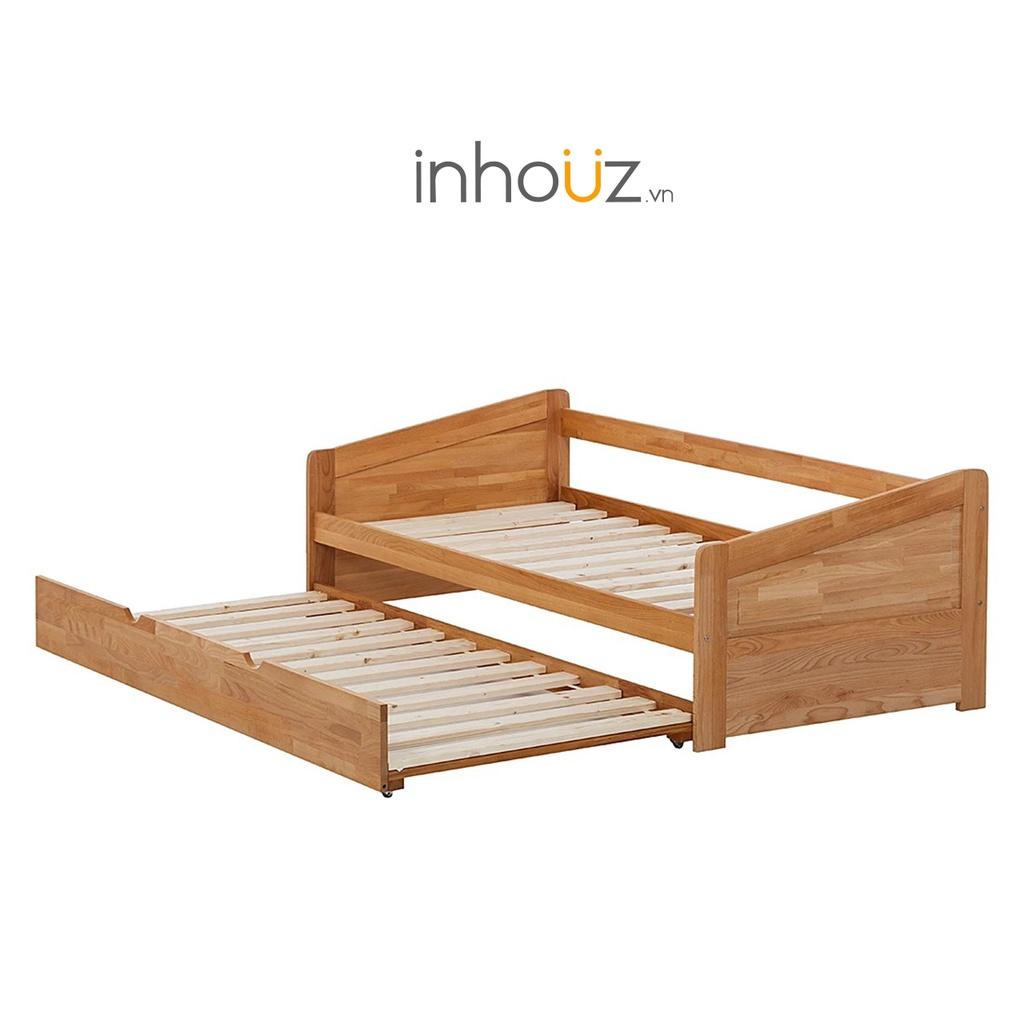 Giường ngủ gỗ kéo gọn 2 chỗ nằm thông minh - Multi-storage bed - INHOUZ - HOGG0002