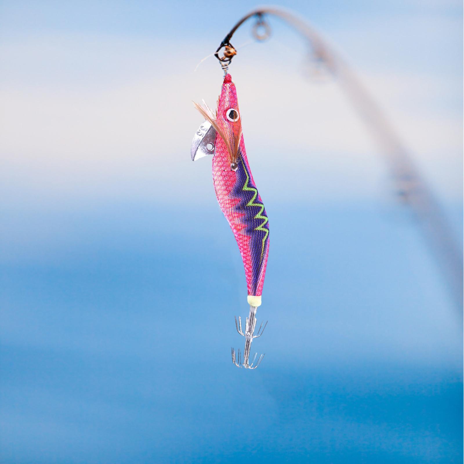 Luminous Squid Jig Hooks 14cm Artificial Squid Jig Lures Durable Squid Hooks