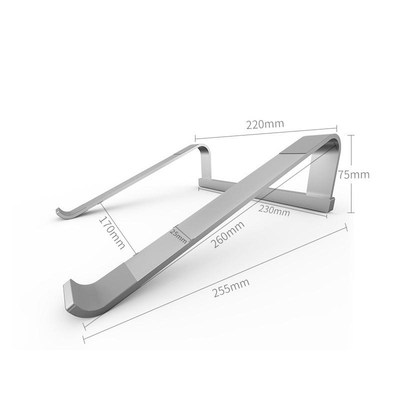 P2 Giá đỡ laptop bằng hợp kim nhôm cao cấp kê macbook, máy tính laptop chắc chắn tản nhiệt tốt, size lớn.