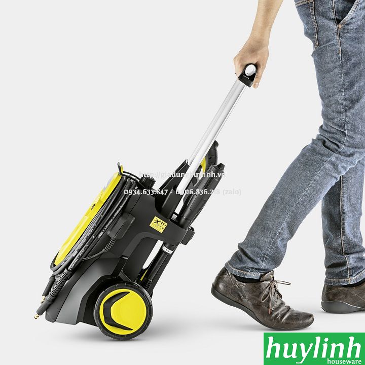 Máy xịt rửa xe cao áp Karcher K5 Compact EU - Sản xuất tại Italy - Motor cảm ứng từ - Hàng chính hãng