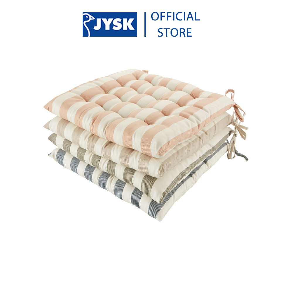 Đệm ghế ngoài trời | JYSK Bondeholm | vải polyester/polyurethane | nhiều màu | R40xD40xC4cm