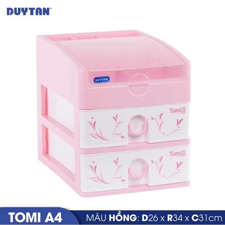 Tủ nhựa Duy Tân Tomi A4 3 ngăn  - 32208 - Giao màu ngẫu nhiên - Hàng chính hãng