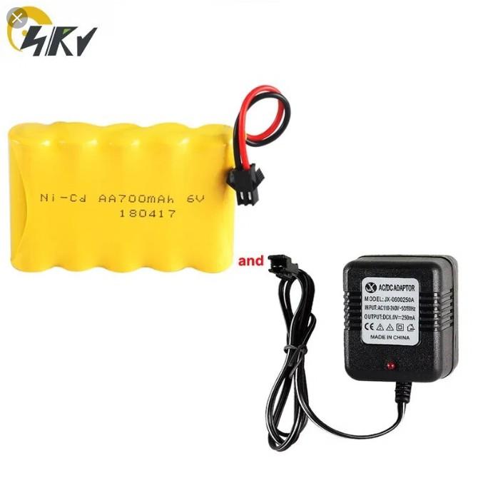 Pin và sạc adapter 6v 700mah Pin sạc đồ chơi điều khiển tốt giá sỉ