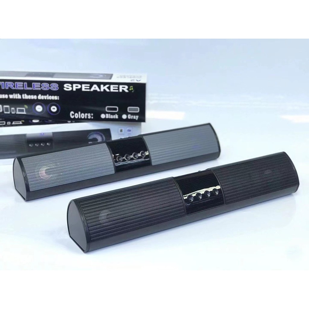 Hệ Loa Kép Speaker Bluetooth A2-Benks Cho Điện Thoại Và Máy Tính - Tặng Tai Nghe Nhạc 3.5mm, Có Hộp - Hàng Nhập Khẩu