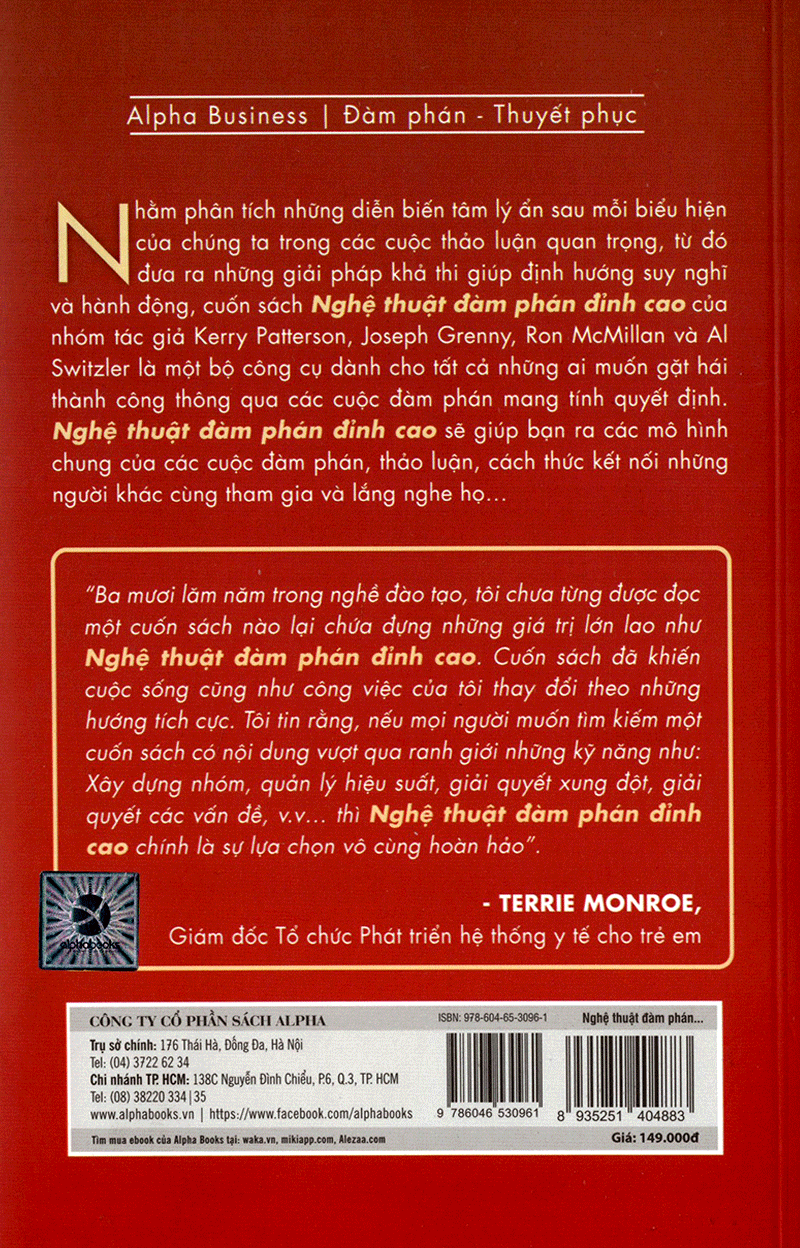 Nghệ Thuật Đàm Phán Đỉnh Cao - Crucial Conversations  ( Tặng Bookmark Sáng Tạo )