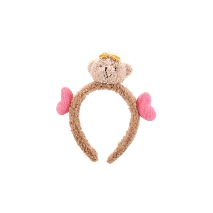 Bờm tóc , Băng Đô Rửa Mặt  gấu trái tim Hàn Quốc cute PT12