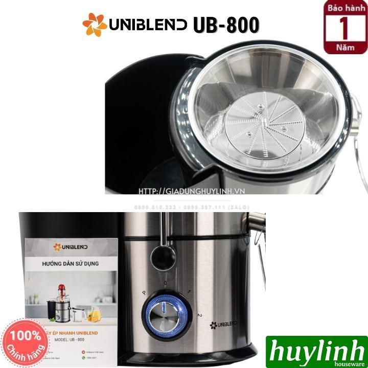 Máy ép trái cây Uniblend UB-800 - 800W - Hàng chính hãng