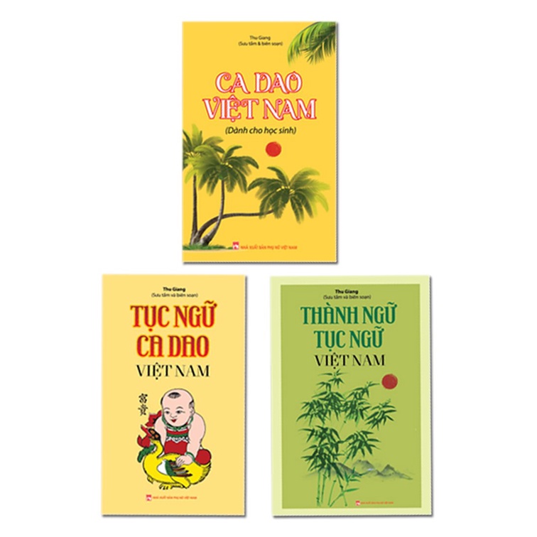 Sách  - Combo 3 cuốn Thành ngữ, tục ngữ và ca dao Việt Nam - ndbooks